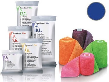 3M Scotchcast - lekki gips 5cm x 3,6m - niebieski
