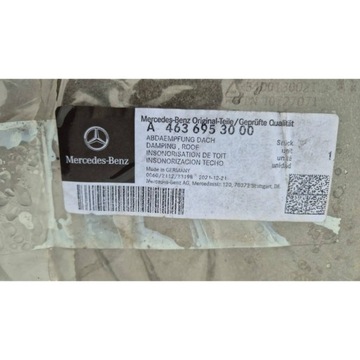MERCEDES G W463 TLUMENÍ STŘECHA A4636953000