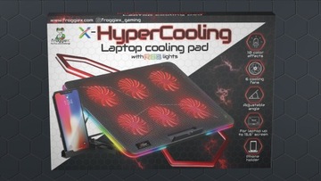 ЭРГОНОМИЧНАЯ ПОДСТАВКА-ОХЛАЖДАЮЩАЯ ПОДСТАВКА ДЛЯ НОУТБУКА 12–15,6 ДЮЙМОВ RGB LED OHS