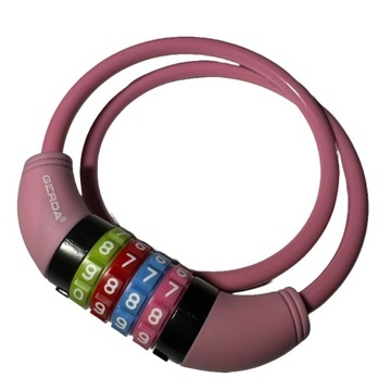 Велосипедный замок GERDA BABY COMBO FLEX 650/8C Красный