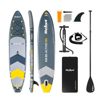 Deska SUP pompowana touring 350 cm drop-stitch wiosło pompka plecak 154 kg