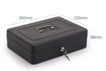 Металлический сейф для денег, монет, банкнот.