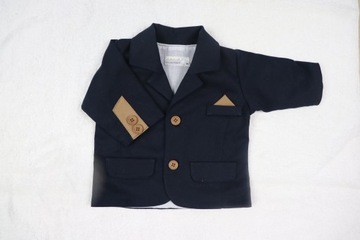 Marynarka Wizytowa granatowa Bawełna rozmiar 74