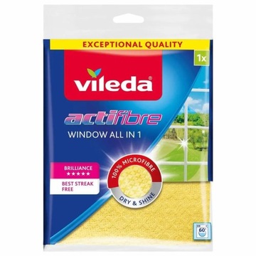 Салфетка VILEDA ACTIFIBRE для окон арт. 151708