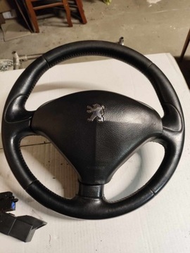 VOLANT KŮŽE KOŽENÁ PEUGEOT 407 04-