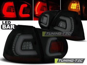 SVĚTLA DIODOVÉ NOVÉ VW GOLF V 5 BLACK SMOKE LED BAR