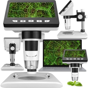 ТОЧНЫЙ ЦИФРОВОЙ МИКРОСКОП ZOOM X1000 ZOOM HD МОНИТОР, ВИД НА ПК