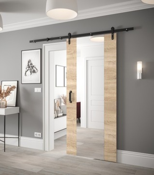 LOFT 90 2 раздвижные двери, настенный, с зеркалом