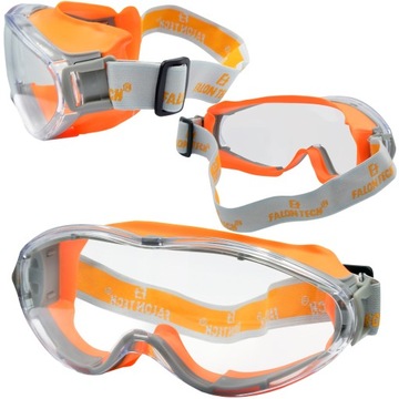 OKULARY GOGLE OCHRONNE BEZBARWNE PRZECIWODPRYSKOWE ROBOCZE