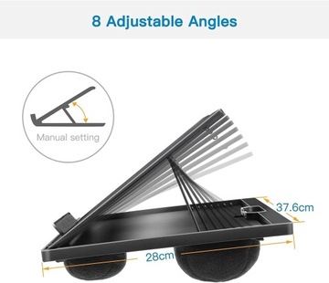 РЕГУЛИРУЕМАЯ ПОДСТАВКА ДЛЯ НОУТБУКА С ПОДУШКОЙ ДЛЯ КОЛЕН