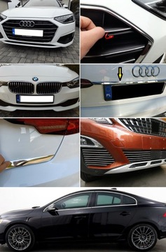 LISTWA CHROM 12mm 15m CHROMOWANA SAMOPRZYLEPNA OZDOBNA SAMOCHODOWA TAŚMA