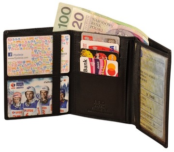 skórzane ETUI NA DOWÓD REJESTRACYJNY, DOKUMENTY, KARTY, BANKNOTY skóra
