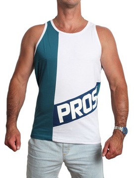 KOSZULKA PROSTO TANKTOP CROS WHITE r. L