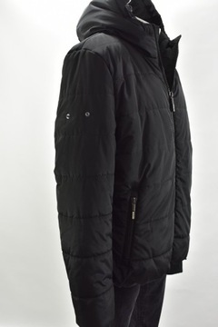 SUPERDRY JACKET KURTKA CIEPŁA BLACK polar ocieplenie r. 2XL-3XL