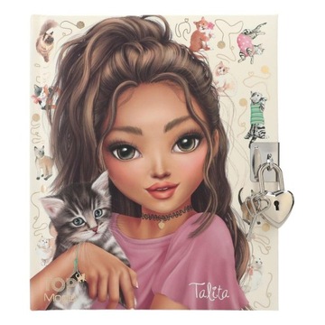Pamiętnik na Kłódkę Kitty A5 Talita Kotki Notes Top Model 12957