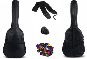 POKROWIEC NA GITARĘ AKUSTYCZNĄ-KLASYCZNĄ+AKCESORIA