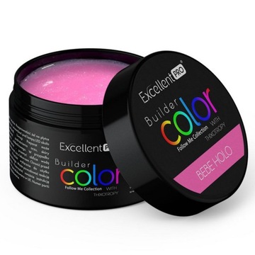 Excellent PRO żel COLOR z tiksotropią 30g bebe holo