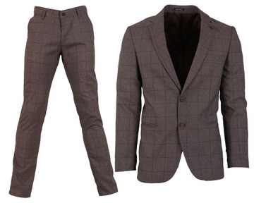МУЖСКИЕ БРЮКИ FORMULA В КЛЕТКУ CHINO W35 90-92