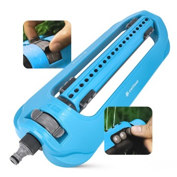 Садовый разбрызгиватель Cellfast OPTI IDEAL с 20 форсунками для газона площадью 263 м2