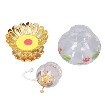 Lampa Buddy naftowa Klasyczny kształt kwiatu