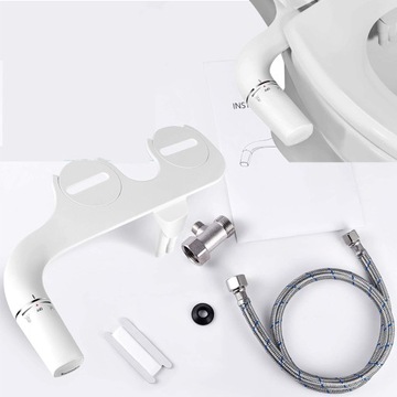 КРЫШКА НА ТУАЛЕТ С ФУНКЦИЕЙ БИДЕ, НАБОР ДВОЙНЫХ НАСАДОК