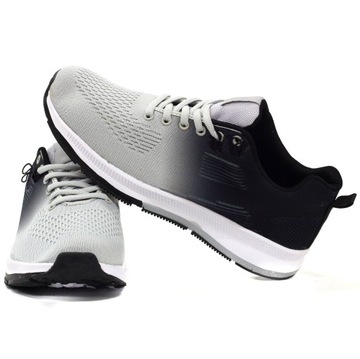 BUTY SPORTOWE MĘSKIE ADIDASY WIĄZANE MOCNE LEKKIE