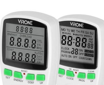 ВАТТМЕТР СЧЕТЧИК ЭНЕРГИИ + ПРОГРАММАТОР НЕДЕЛЬНЫЙ ТАЙМЕР