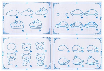 БОЛЬШОЙ ВОДНЫЙ КОВРИК ДЛЯ РИСОВАНИЯ АКВАРЕЛЬНЫМИ РУЧКАМИ ШТАМПЫ XXL 120X90 ECO