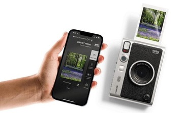 Камера FUJIFILM Instax Mini Evo, черный и серебристый