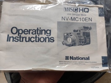 Камера NATIONAL NV-MC10 VHS-C, ОТЛИЧНЫЙ КОМПЛЕКТ, производство Япония, читайте описание.
