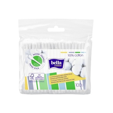 Patyczki higieniczne bawełniane Bella Cotton 100sz