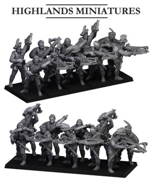 Батальон Санленд — Миниатюры Хайленда — 3D-печать