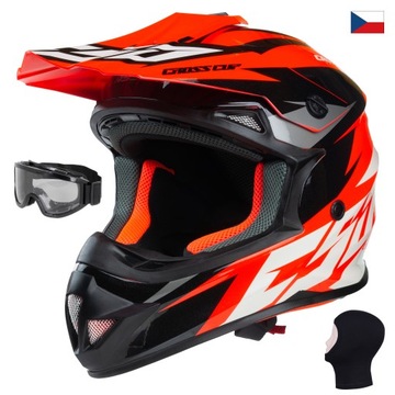 JUNIOR DZIECI CASSIDA KASK CROSS GOGLE KOMINIARKA