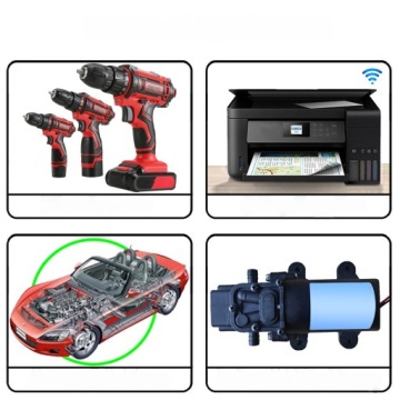 RS550 11-зубый 12-вольтовый двигатель постоянного тока для аккумуляторной дрели/электрошуруповерта