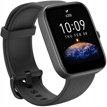 Умные часы Amazfit Bip 3 Pro черные СМАРТ-ЧАСЫ AMAZFIT BIP 3 PRO ЧЕРНЫЕ GPS