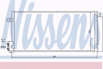 Охладитель и осушитель кондиционера NISSENS 55700408