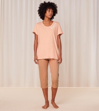 Piżama damska TRIUMPH Sets PK CAPRI X 01 Dwuczęściowa piżama Komplet 36 S