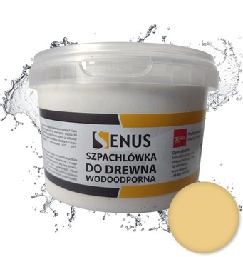 Szpachlówka do drewna WODOODPORNA 1kg SOSNA JASNA