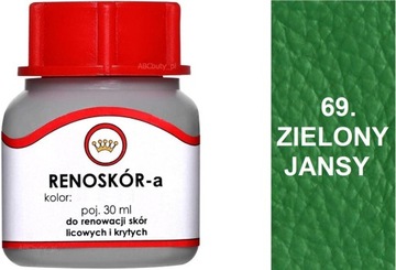 JASNO ZIELONA 49 FARBA RENOSKÓR 30ml DO ZMIANY KOLORU BUTÓW ADIDASÓW G10-01