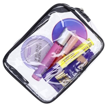 KOSMETYCZKA podróżna przezroczysta kuferek organizer torba na kosmetyki X3