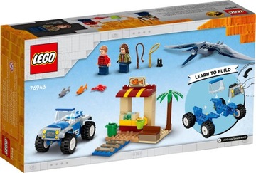 LEGO Bricks Jurassic World 76943 Погоня за птеранодоном 4+