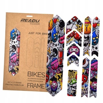 Naklejki na ramę roweru MTB Multicolor Bike