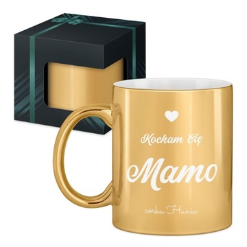 Prezent na Dzień Mamy Kubek Ceramiczny z Imieniem dla Mamy Personalizowany