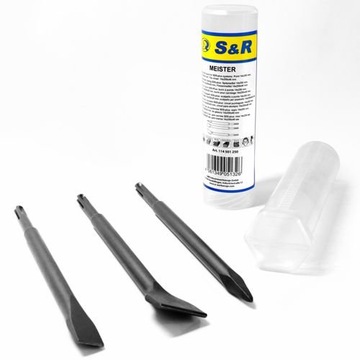 ДОЛОТО С ПЛОСКОЙ ТОЧКОЙ SDS PLUS 250 ММ. 3 шт.