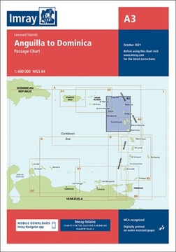 A3 Anguilla to Dominica Passage Chart