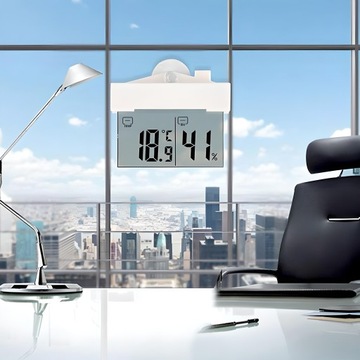 НАРУЖНЫЙ ВНУТРЕННИЙ ОКОННЫЙ ТЕРМОМЕТР ДЛЯ ОКНА ЦИФРОВОЙ ГИГРОМЕТР °C/°F