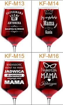 ПОДАРОК ​​ДЛЯ МАТЕРИ МАТЕРИ БОКАЛ ВИНА с гравировкой