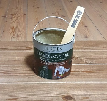 FIDDES Twardy Olejowosk do podłóg schodów mebli HARD WAX OIL ULTRA RAW 2,5L