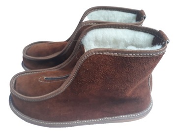 ТЕПЛЫЕ КОЖАНЫЕ БОТИНКИ ИЗ ОВЕЧЬЕЙ ШЕРСТИ ГОРЫ*46*