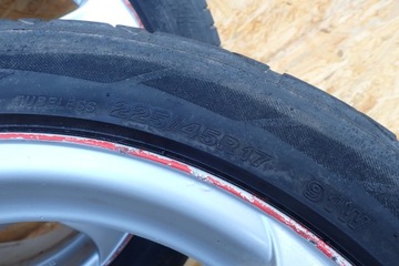 Легкосплавные диски AEZ 17 дюймов 5x100 7J ET38 KBA 44933 GOLF IV AUDI A3